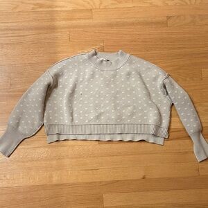 🌟 final sale- Free People Easy Pattern cropped sweater